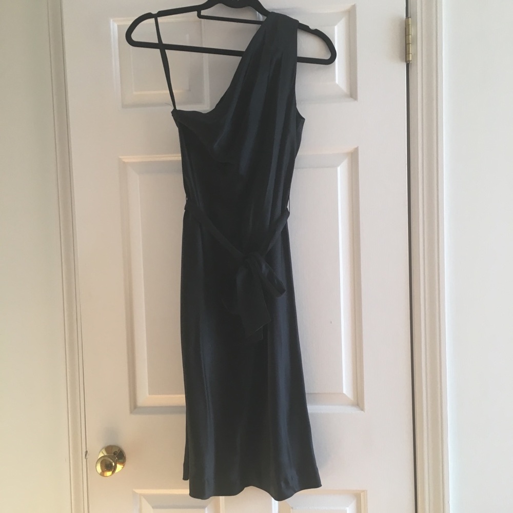 Banana Republic Black Asymmetrical Dress, Size 4